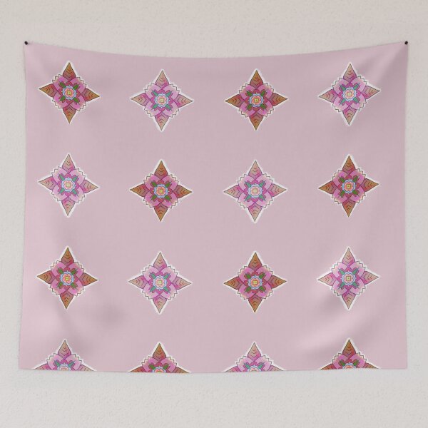 Item preview, Pinky Flower Pattern designed and sold by glowbunni.