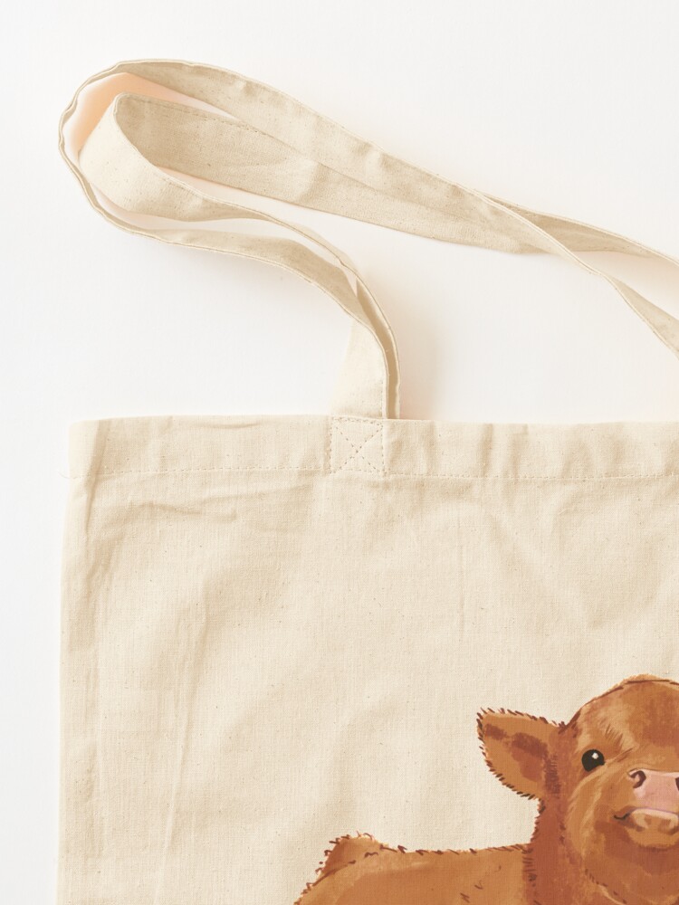 Alternate view of Baby Highland Cow Tote Bag