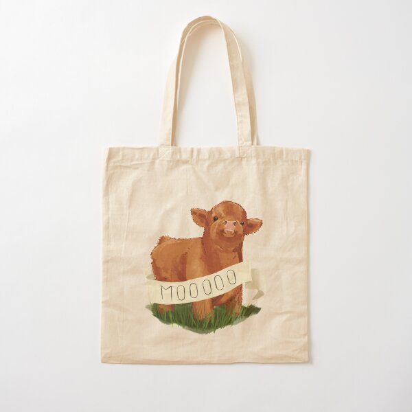 TROW Large Park Tote Bag in Cow Leather & Canvas