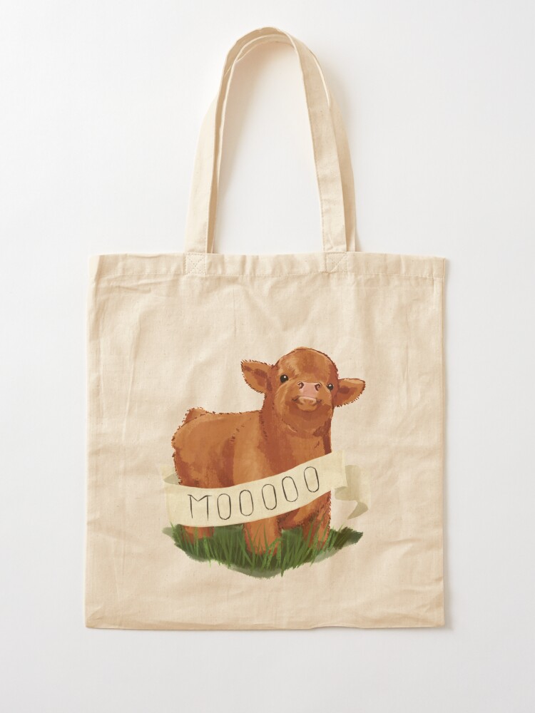 Alternate view of Baby Highland Cow Tote Bag