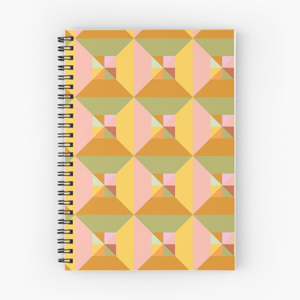 Item preview, Contemporary Triangle Pattern in Beautiful Earth Tones designed and sold by JuneJournal.