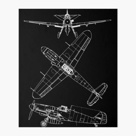 Bf 109 Messerschmitt Blueprint