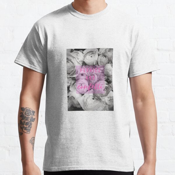 Peonies and Conffetti Classic T-Shirt