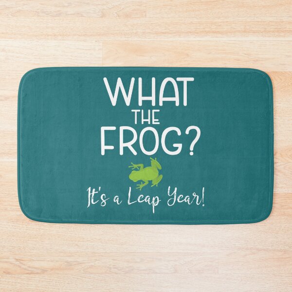 Item preview, What the Frog, It's a Leap Year Happy Leapling Birthday graphic designed and sold by doodabobs.