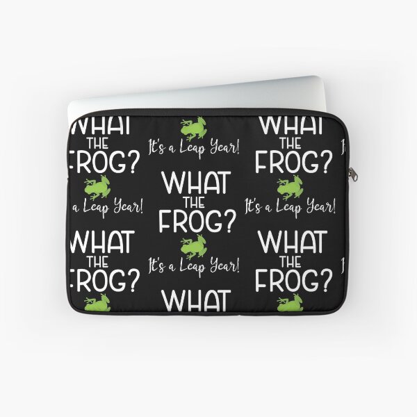 Item preview, What the Frog, It's a Leap Year Happy Leapling Birthday graphic designed and sold by doodabobs.
