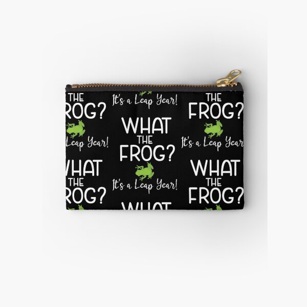 Item preview, What the Frog, It's a Leap Year Happy Leapling Birthday graphic designed and sold by doodabobs.