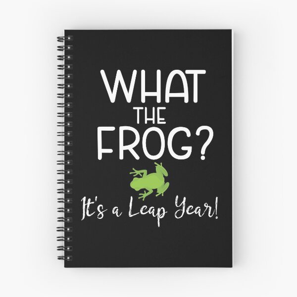 Item preview, What the Frog, It's a Leap Year Happy Leapling Birthday graphic designed and sold by doodabobs.