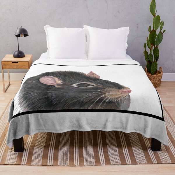 Item preview, black hooded rat designed and sold by Sarah Williams-Nash.