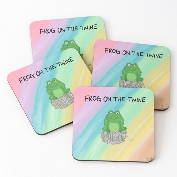 Item preview, Frog on the Twine designed and sold by Louisa Dent.