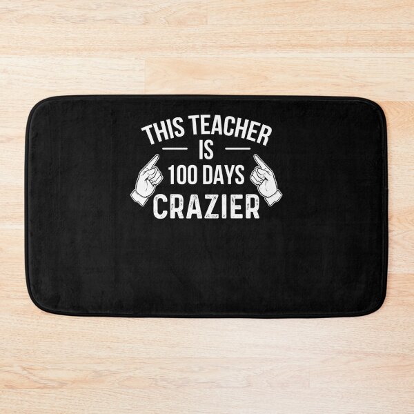 Item preview, This Teacher Is 100 Days Crazier designed and sold by 4tomic.