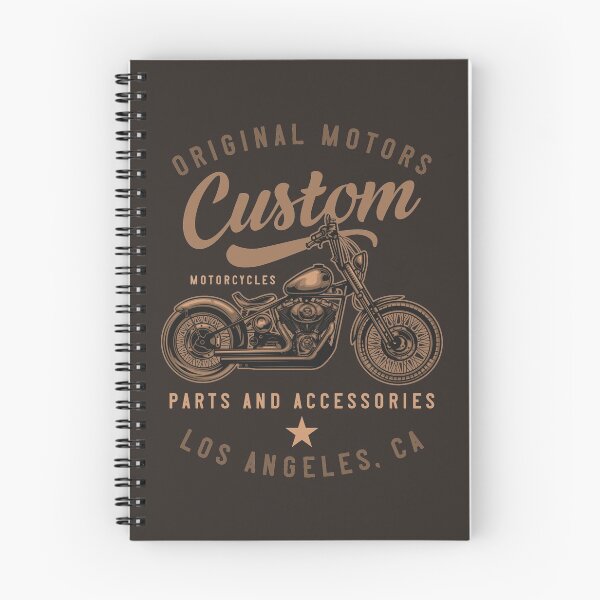 Item preview, original motors custom motorcycles - biker LA print designed and sold by Rydersgraphics.