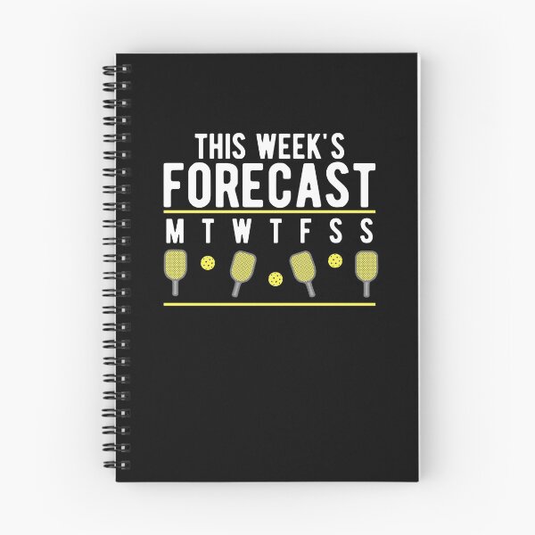 Item preview, This Week's Forecast Pickleball Everyday Funny Gift designed and sold by Dan66.