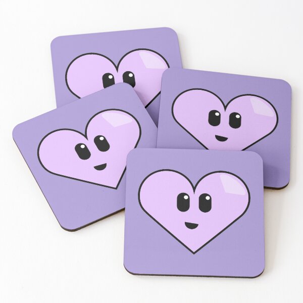 Item preview, Adorable Purple Love Heart Valentines Design designed and sold by StuffNStickers.