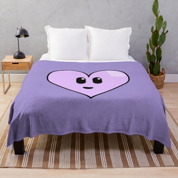Item preview, Adorable Purple Love Heart Valentines Design designed and sold by StuffNStickers.