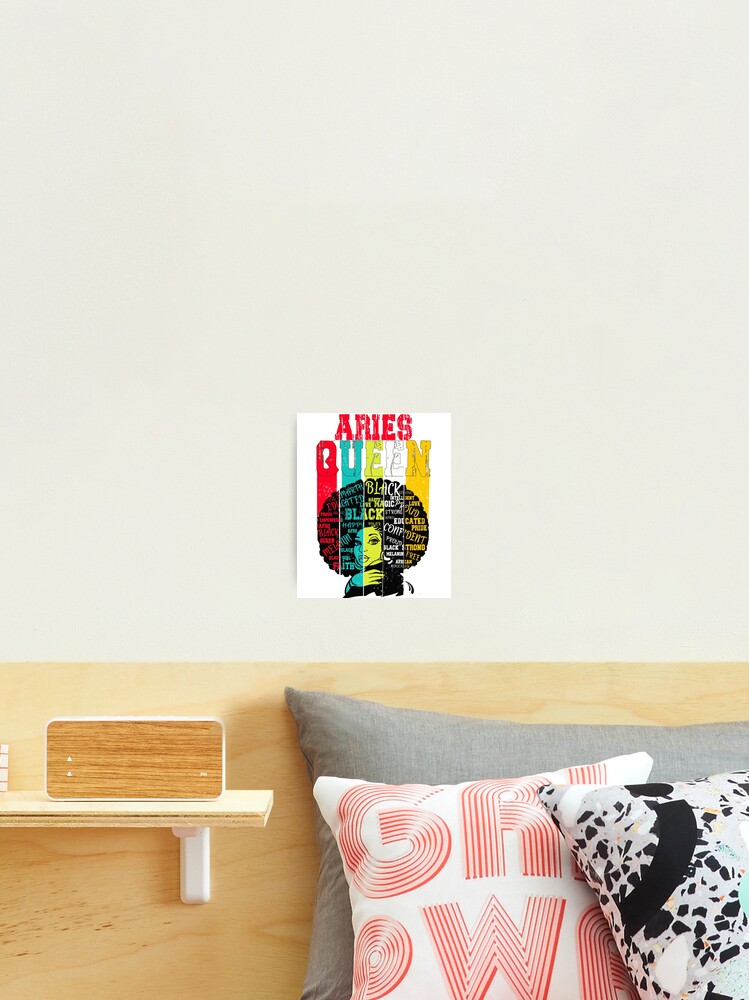 Aries Pride - Black Woman Afro Horoscope Zodiac Tshirt Aries Pride - Black Woman Afro Horoscope Zodiac Tshirt