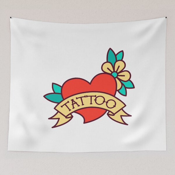 Item preview, Heart tattoo designed and sold by Hangrid-Work.