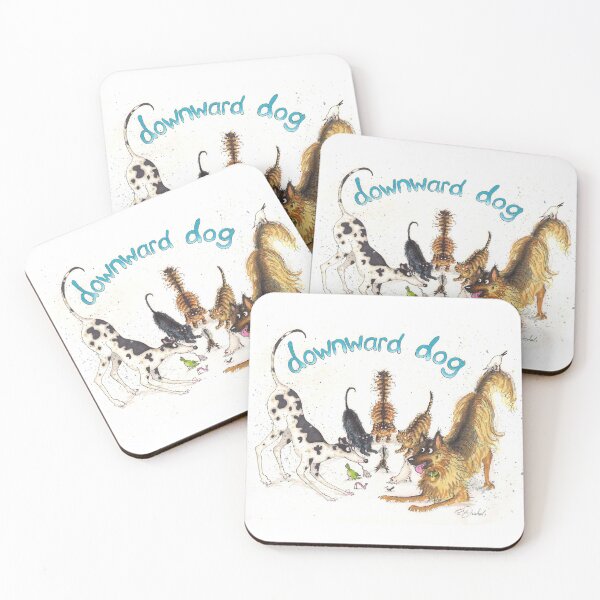 Item preview, Downward Facing Dog designed and sold by ElizabethKiwi.