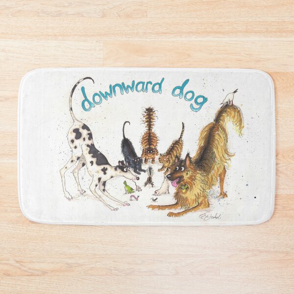 Item preview, Downward Facing Dog designed and sold by ElizabethKiwi.