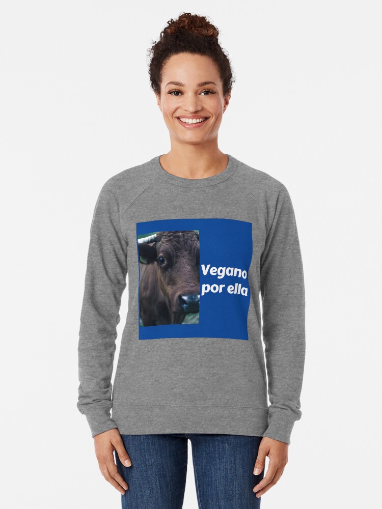 Vista alternativa de Sudadera ligera Vegano por ella