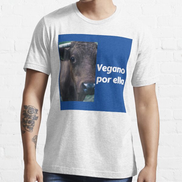 Vegano por ella Camiseta esencial