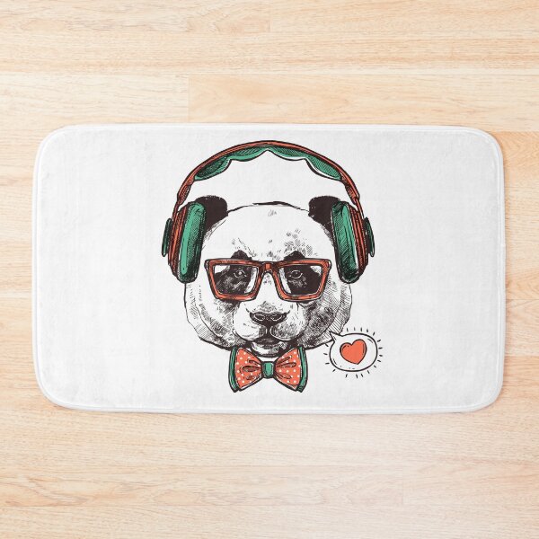 Item preview, Hipster Panda  designed and sold by webeller.
