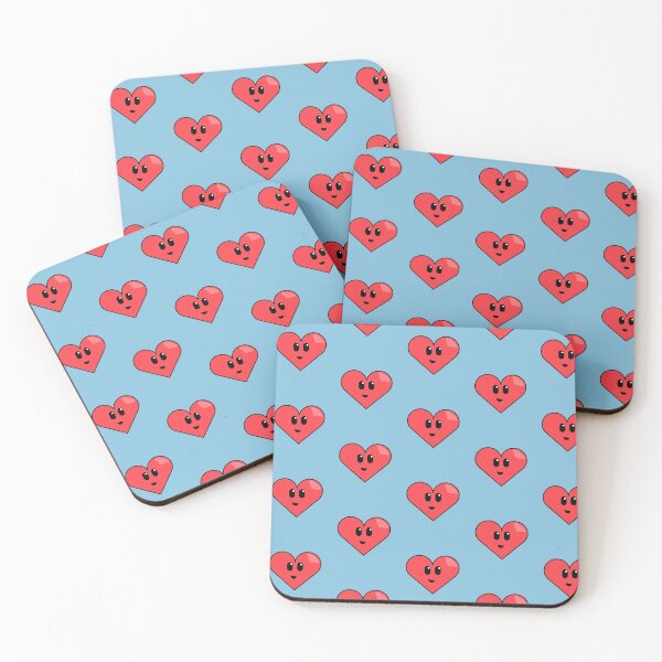 Item preview, Adorable Red Love Heart Valentines Pattern designed and sold by StuffNStickers.