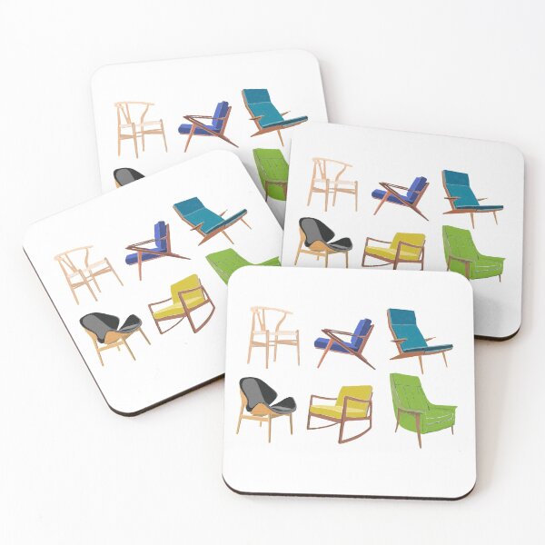 Item preview, Danish Mid Century Modern Chairs designed and sold by urbansketcher.
