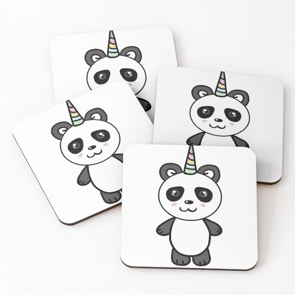 Item preview, Cute Panda Bear Unicorn Lover designed and sold by Logiamerch.