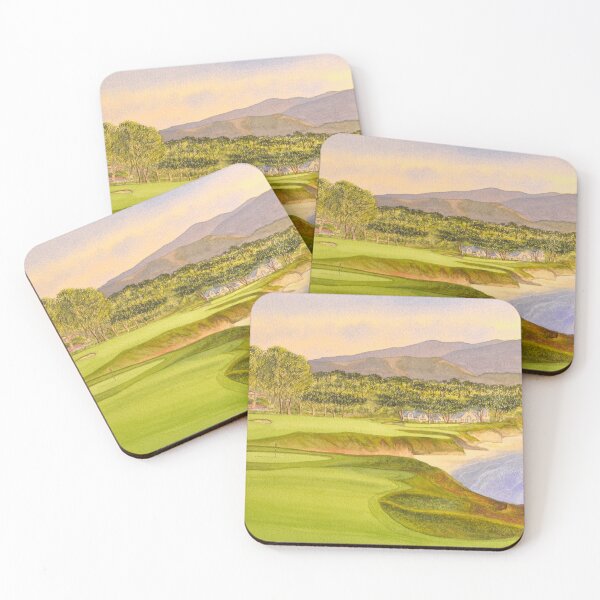 Item preview, Pebble Beach Golf Course Holes 9 and 10 designed and sold by William Holkham.
