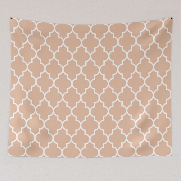 Item preview, Orange Quatrefoil Pattern designed and sold by pro2ozoa.