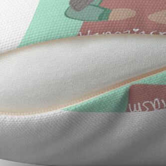 Coussin ''Vaneziasm logo' : autre vue