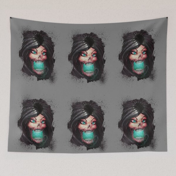 Item preview, Screaming Zombie Girl Face Gift For Zombie Fans designed and sold by DontTouchHutch.