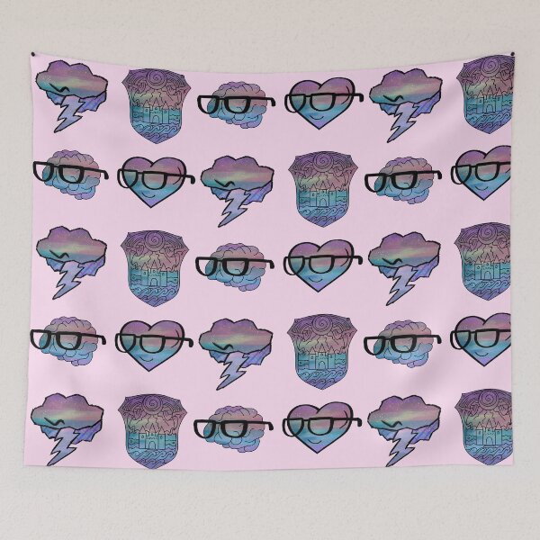 Item preview, Pastel Rainbow Galaxy Light Sides Icons designed and sold by shelnyx.