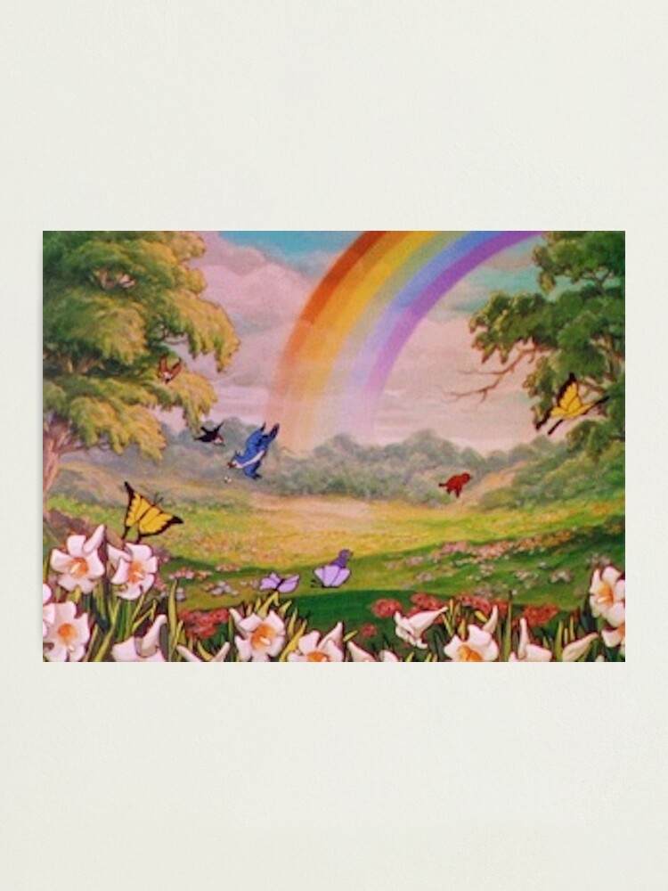 Aesthetic Vintage Flower Field Photographic Print By Ilovedogfood Redbubble