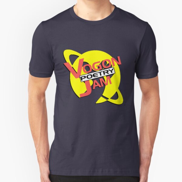Vogon Poetry Jam (just logo) Slim Fit T-Shirt