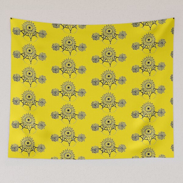 Item preview, sunflower half mandala design designed and sold by Emily Patterson.
