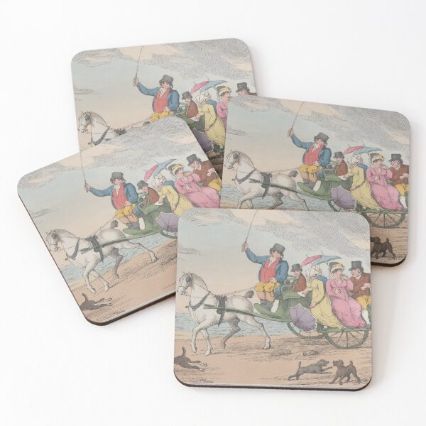 Item preview, Irish Jaunting Carr by Thomas Rowlandson, 1814 art designed and sold by Love30smovies.