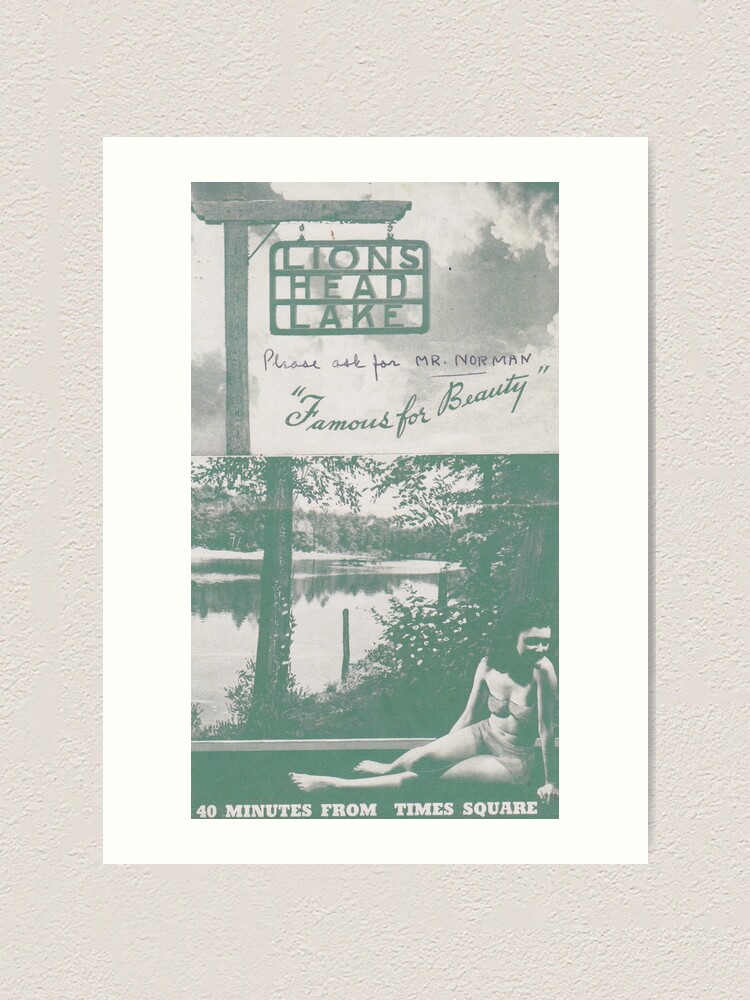 "Lionshead Lake Wayne NJ full brochure" Art Print for Sale by