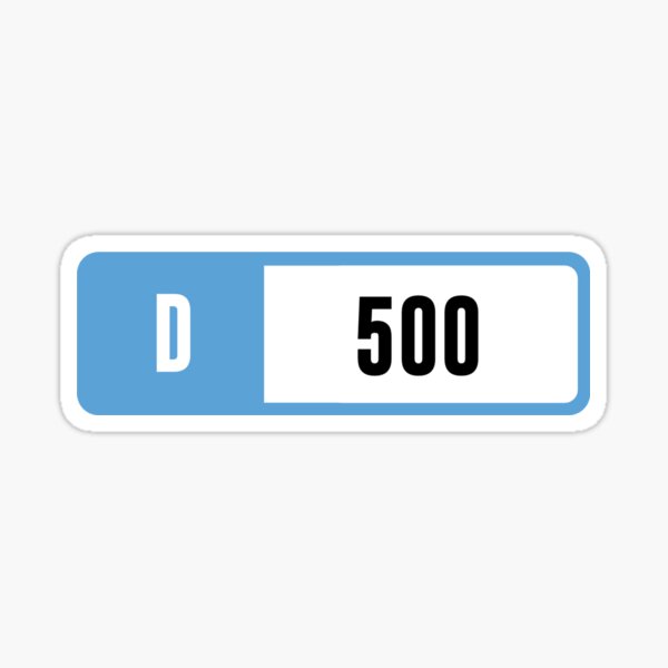 Item preview, D 500 - Forza Performance Index designed and sold by Lukeyy19.