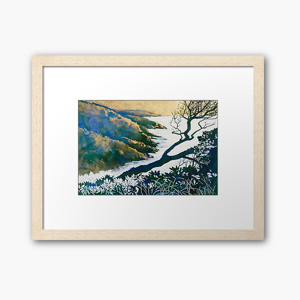 Against the Bright Sky Framed Art Print