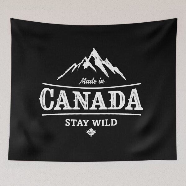 Artikelvorschau, MADE IN CANADA STAY WILD STAMPED VINTAGE, BY SUBGIRL entworfen und verkauft von SUBGIRL.