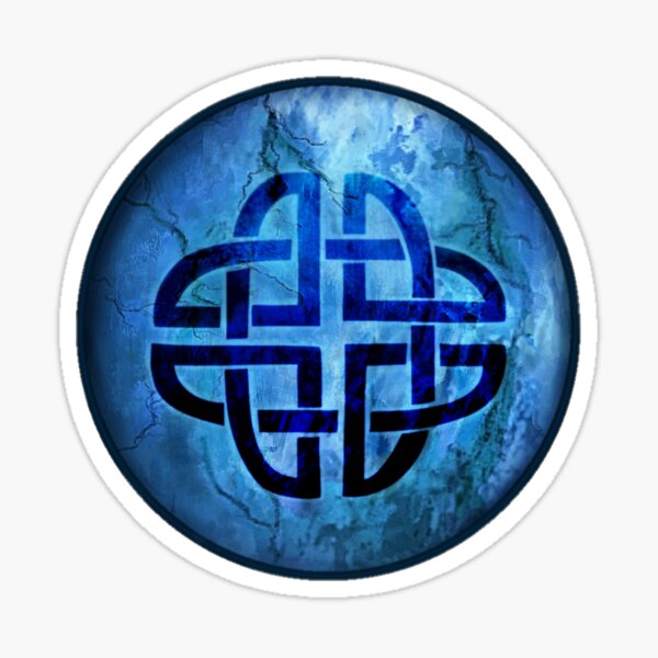 Ancient Celtic Dara Knot Symbol Sticker