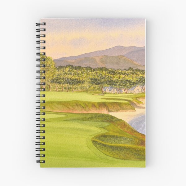Item preview, Pebble Beach Golf Course Holes 9 and 10 designed and sold by William Holkham.