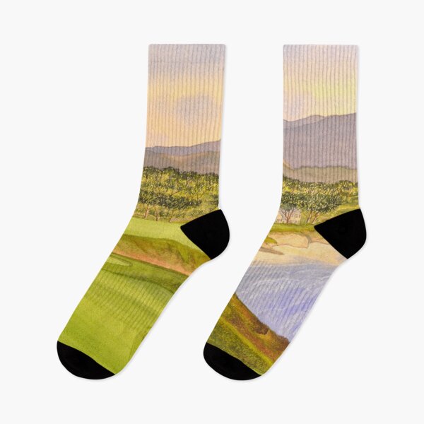 Item preview, Pebble Beach Golf Course Holes 9 and 10 designed and sold by William Holkham.