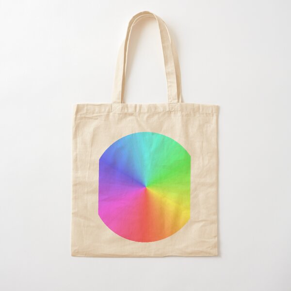 #Spinning #rainbow #wheel Cotton Tote Bag