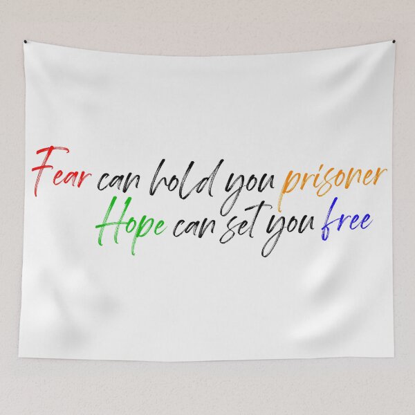 Item preview, Fear can hold you prisoner hope can set you free designed and sold by money33fuller.