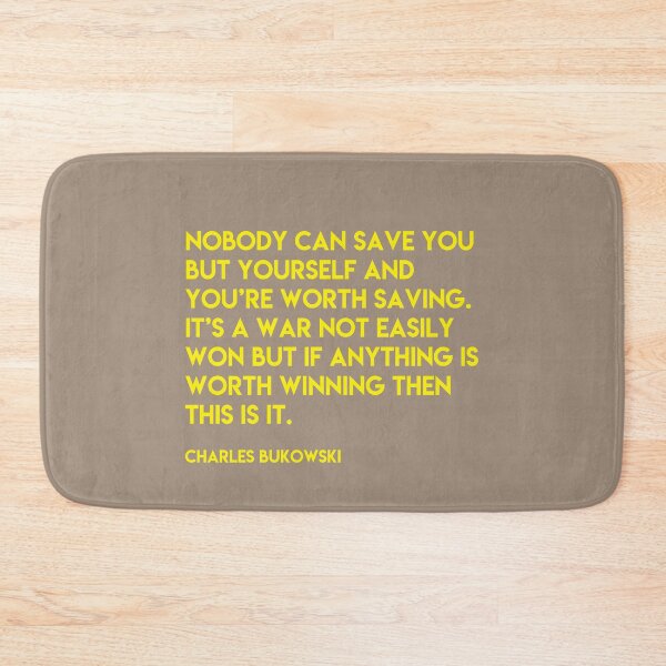 Item preview, Nobody can save you Print - bright yellow designed and sold by Skippingbird.