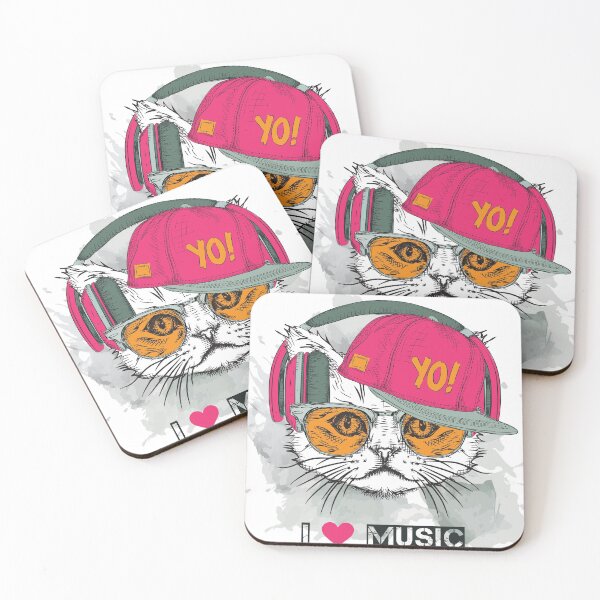 Item preview, The Rapper Cat designed and sold by Nora Gad.