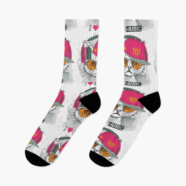 Item preview, The Rapper Cat designed and sold by Nora Gad.