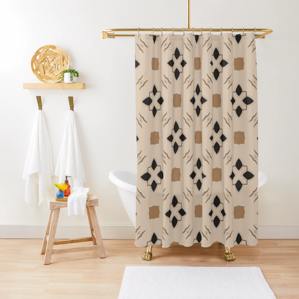 Louis vuitton lv diamond bathroom set luxury shower curtain bath